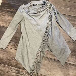 BOMANNI WRAP WITH FRINGE
